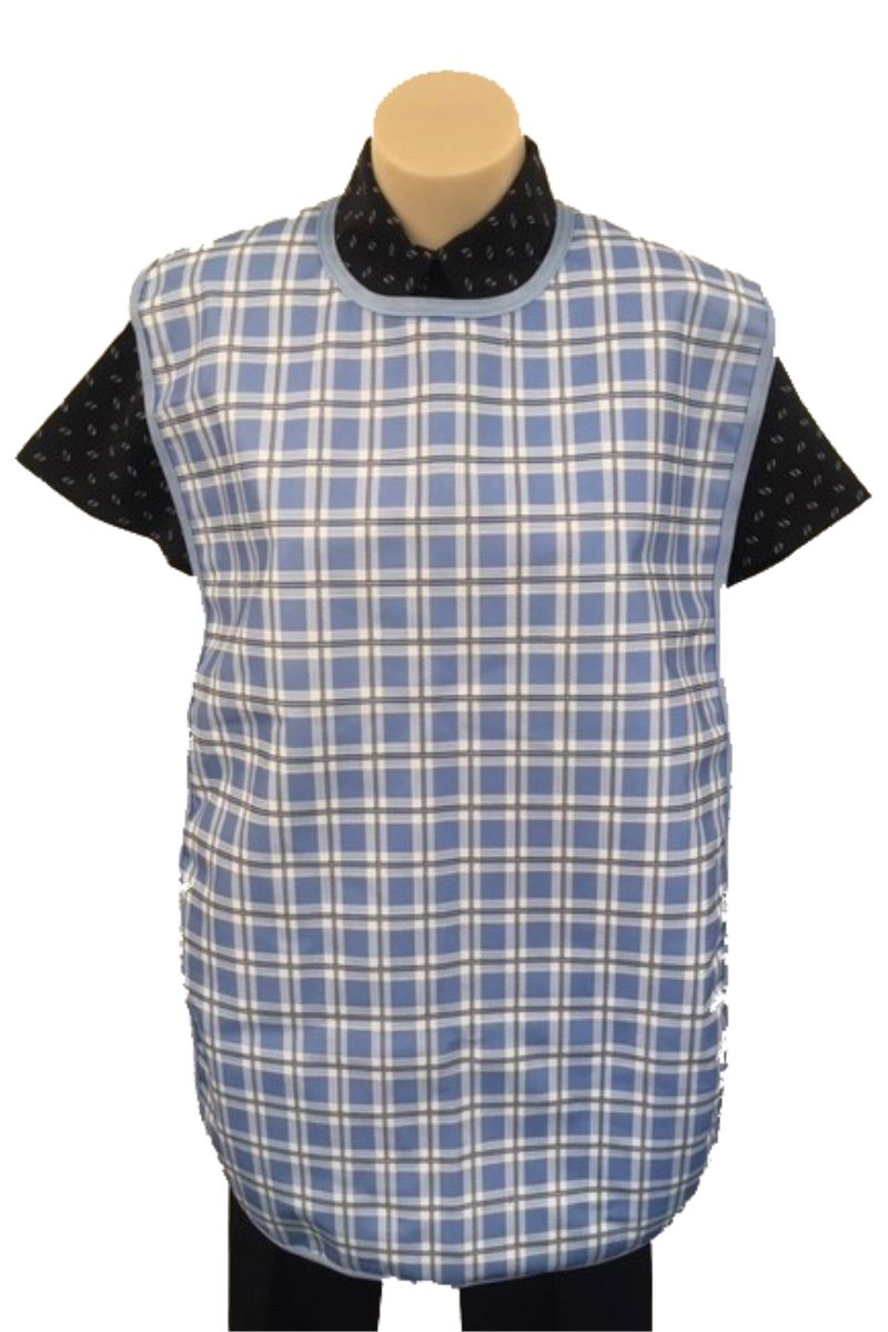 Clothing Protector Check Blue 170620
